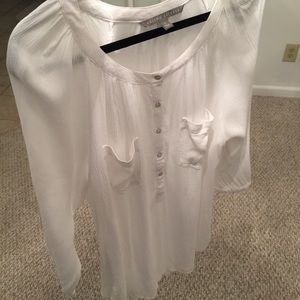 Valerie Stevens lovely rayon crepe top Sz XL
